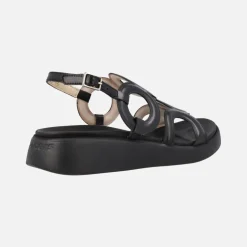 Sandalias de piel Arizona con detalles circulares y planta Memory gel