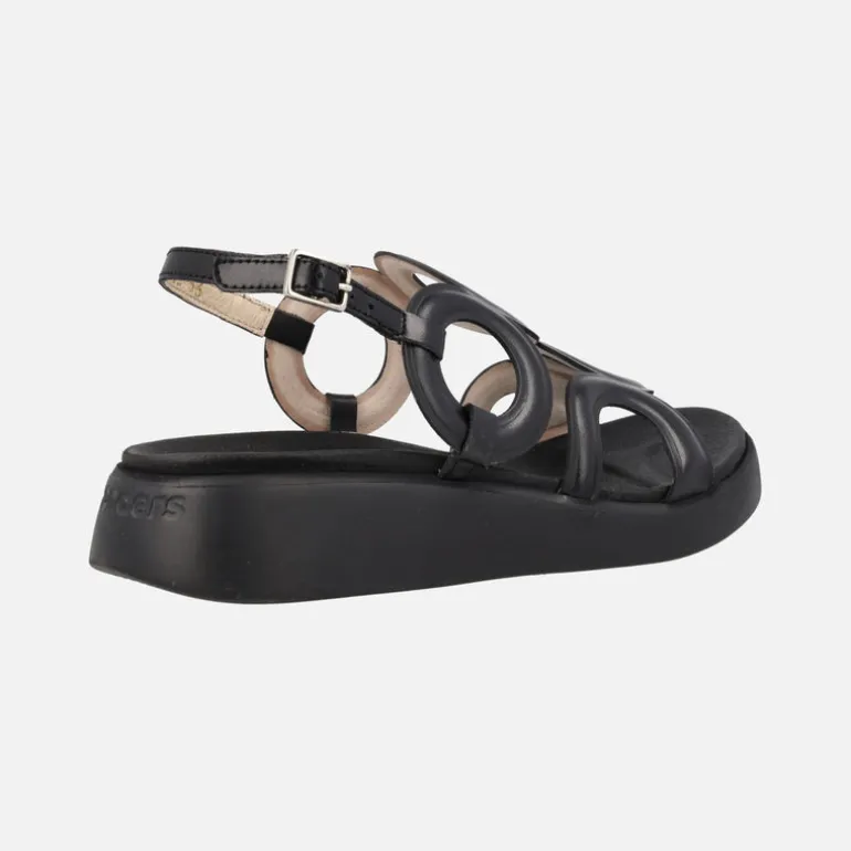 Sandalias de piel Arizona con detalles circulares y planta Memory gel
