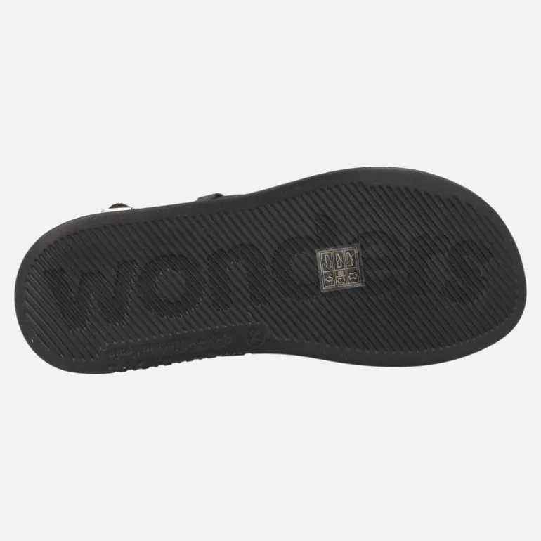 Sandalias de piel Arizona con detalles circulares y planta Memory gel