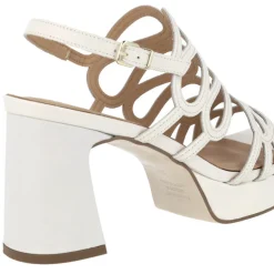 Sandalias de piel Asan con tacón ancho y plataforma