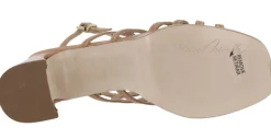 Sandalias de piel Asan con tacón ancho y plataforma