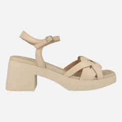 Sandalias de piel beige Catalina natural