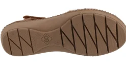 Sandalias de piel combinadas y cerradas de talón para mujer