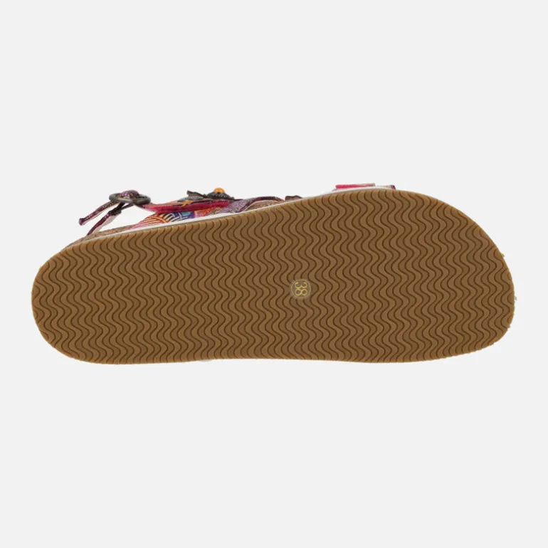 Sandalias de piel combinadas Laura vita Bryciano 05