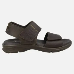 Sandalias de piel con cierre de velcro Rusell