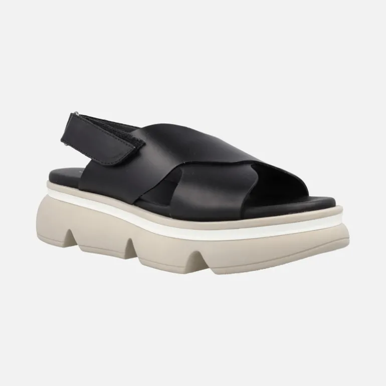 Sandalias de piel con cierre de velcro Picerno