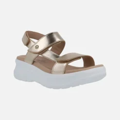 SANDALIAS DE PIEL CON CIERRE DE VELCRO PANAMA JACK NOOR SHINE