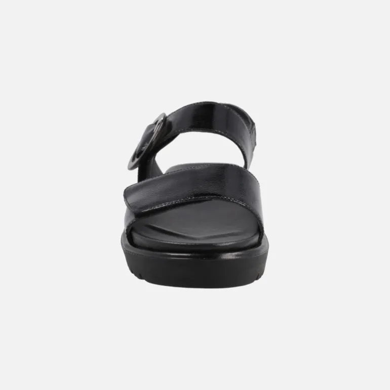 Sandalias de piel con cierre de velcro y piso High soft