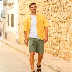Sandalias de piel con cierre de velcro Rusell