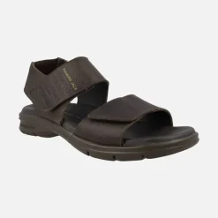 Sandalias de piel con cierre de velcro Rusell