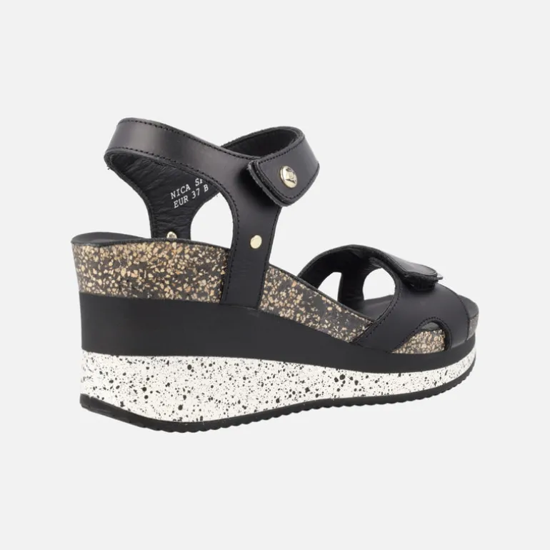 Sandalias de piel con cierre de velcro Nica Sport