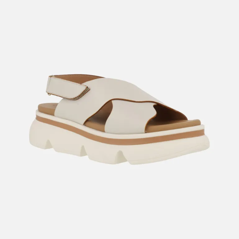 Sandalias de piel con cierre de velcro Picerno