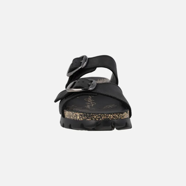 Sandalias de piel con hebillas Shirley