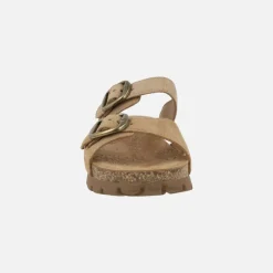 Sandalias de piel con hebillas Shirley