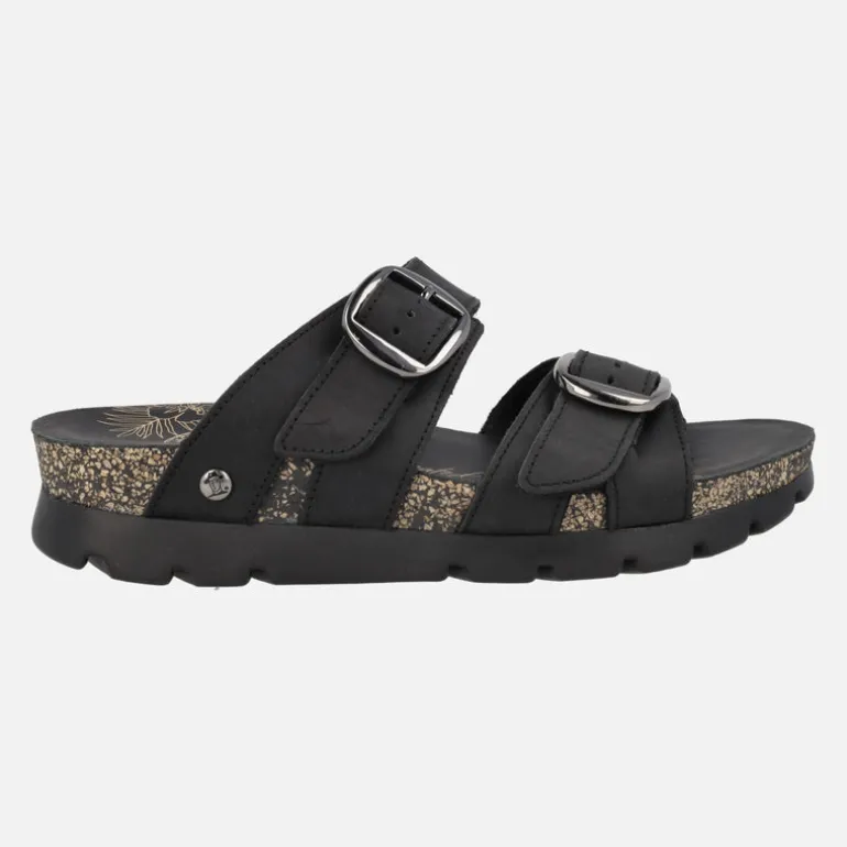 Sandalias de piel con hebillas Shirley