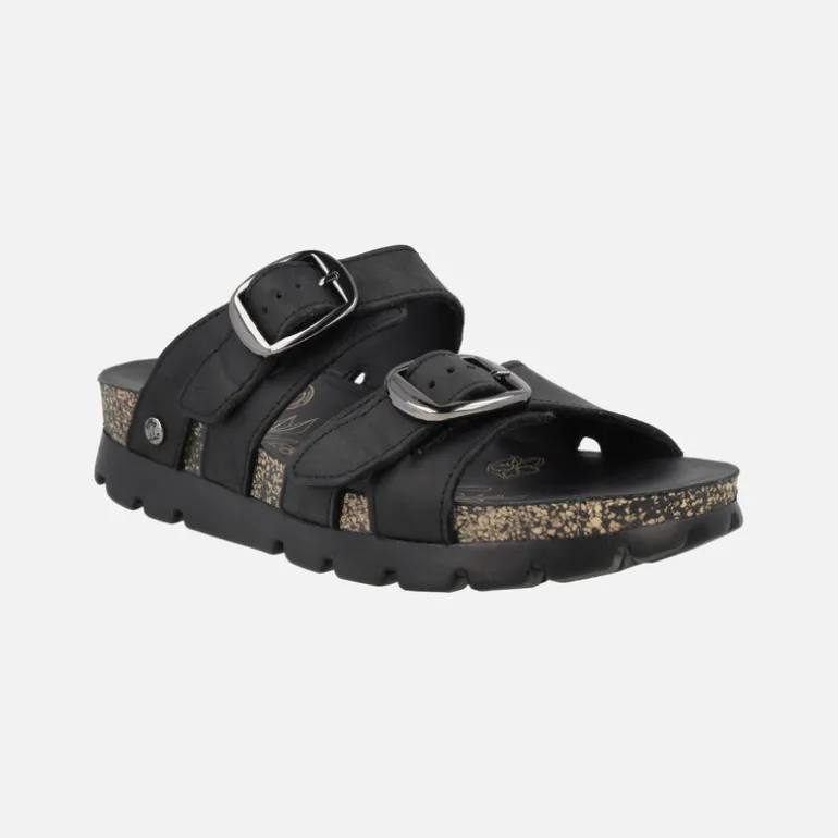 Sandalias de piel con hebillas Shirley