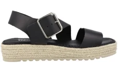Sandalias de piel con piso de esparto Tiziana