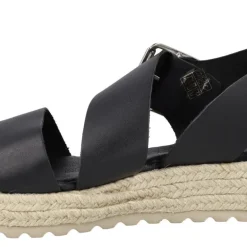 Sandalias de piel con piso de esparto Tiziana