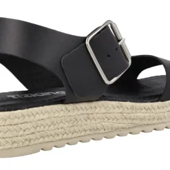 Sandalias de piel con piso de esparto Tiziana