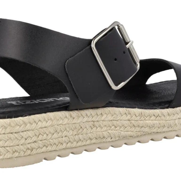 Sandalias de piel con piso de esparto Tiziana