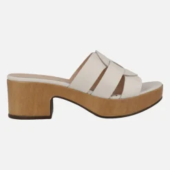 Sandalias de piel con plataforma Santander