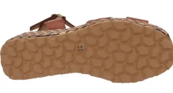 Sandalias de piel con platafoma de rafia Tiziana
