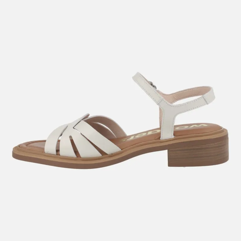 Sandalias de piel con pulsera al tobillo Giovanna