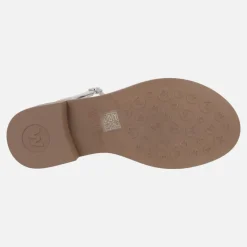 Sandalias de piel con pulsera al tobillo Giovanna