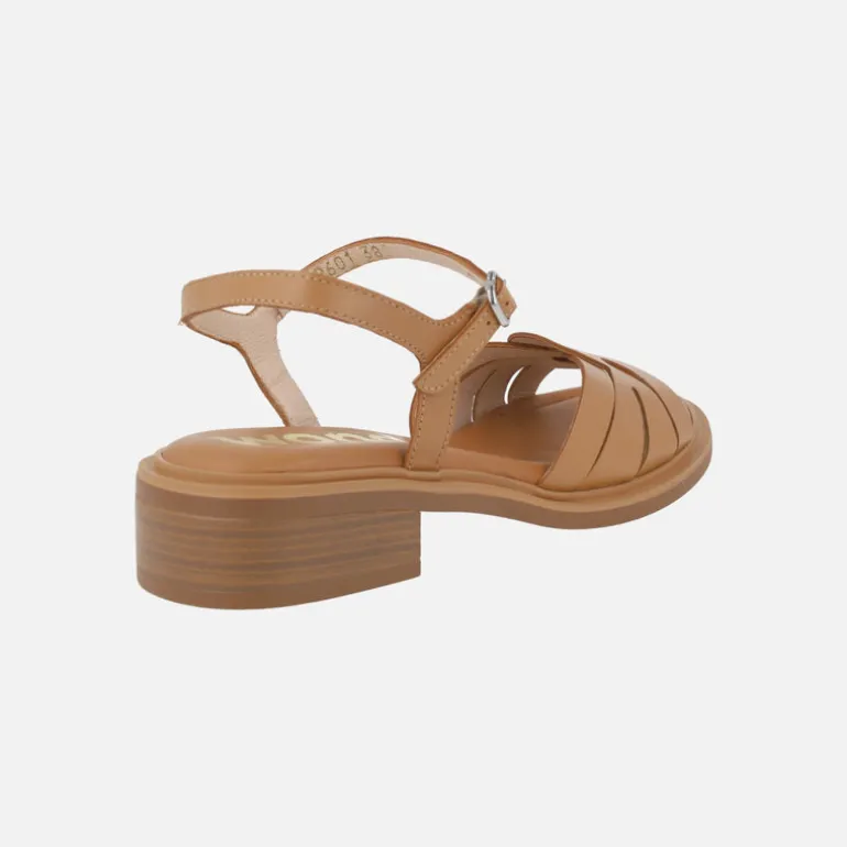 Sandalias de piel con pulsera al tobillo Giovanna