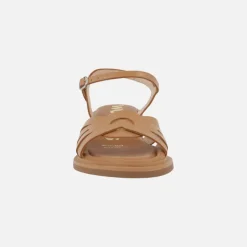 Sandalias de piel con pulsera al tobillo Giovanna