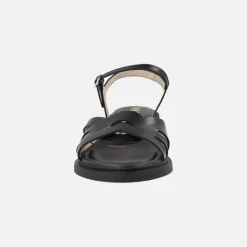Sandalias de piel con pulsera al tobillo Giovanna