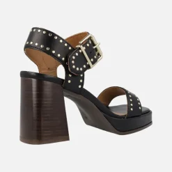 Sandalias de piel con tachas y tacón alto Alpe Chiara