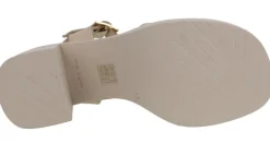 Sandalias de piel con tacón ancho y plataforma