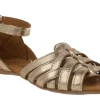 Sandalias de piel de tiras con pulsera al tobillo