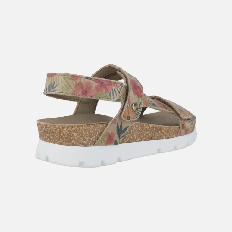 Sandalias de piel estampadas Selma Tropical