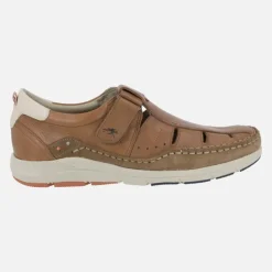 Sandalias de piel para hombre Kai con cierre de velcro