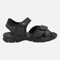 Sandalias de piel para hombre con cierre de velcro Sanders Basics