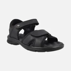 Sandalias de piel para hombre con cierre de velcro Sanders Basics