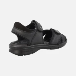 Sandalias de piel para hombre con cierre de velcro Sanders Basics