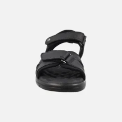 Sandalias de piel para hombre con cierre de velcro Sanders Basics