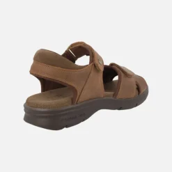 Sandalias de piel para hombre con cierre de velcro Sanders Basics