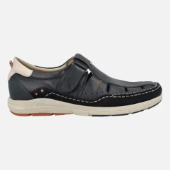 Sandalias de piel para hombre Kai con cierre de velcro