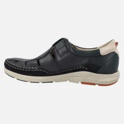 Sandalias de piel para hombre Kai con cierre de velcro