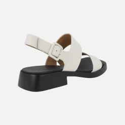 Sandalias de piel para mujer con tacón bajo Dana