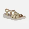 Sandalias de piel PATERNA en color oro