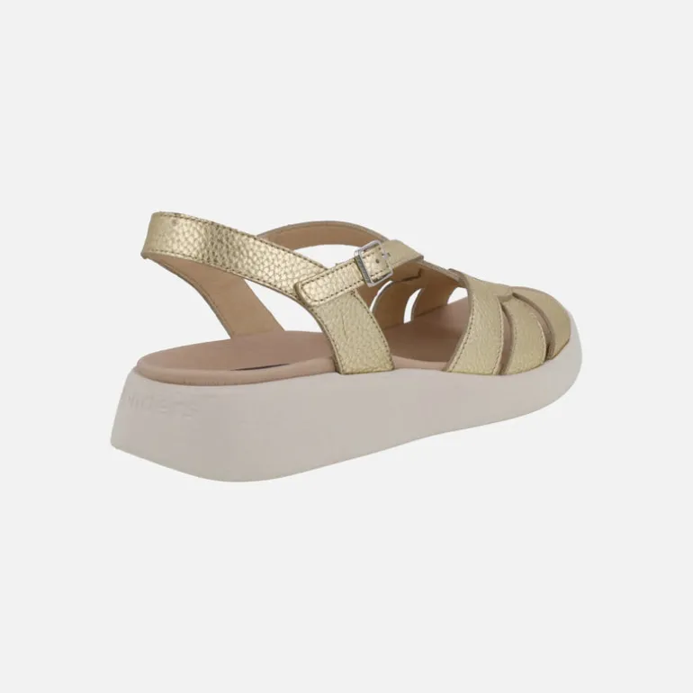 Sandalias de piel PATERNA en color oro