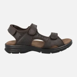 Sandalias de piel Salton con forro de lycra y cierre de velcro