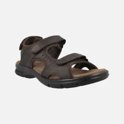 Sandalias de piel Salton con forro de lycra y cierre de velcro