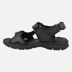 Sandalias de piel Salton con forro de lycra y cierre de velcro