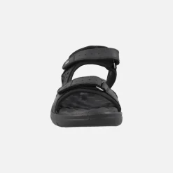 Sandalias de piel Salton con forro de lycra y cierre de velcro